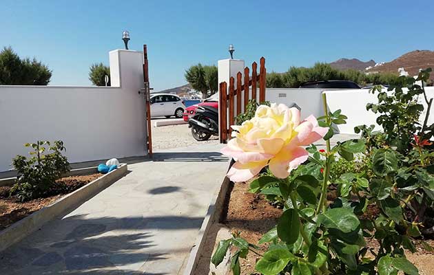 Ο κήπος στα Studios Agira στη Σέριφο